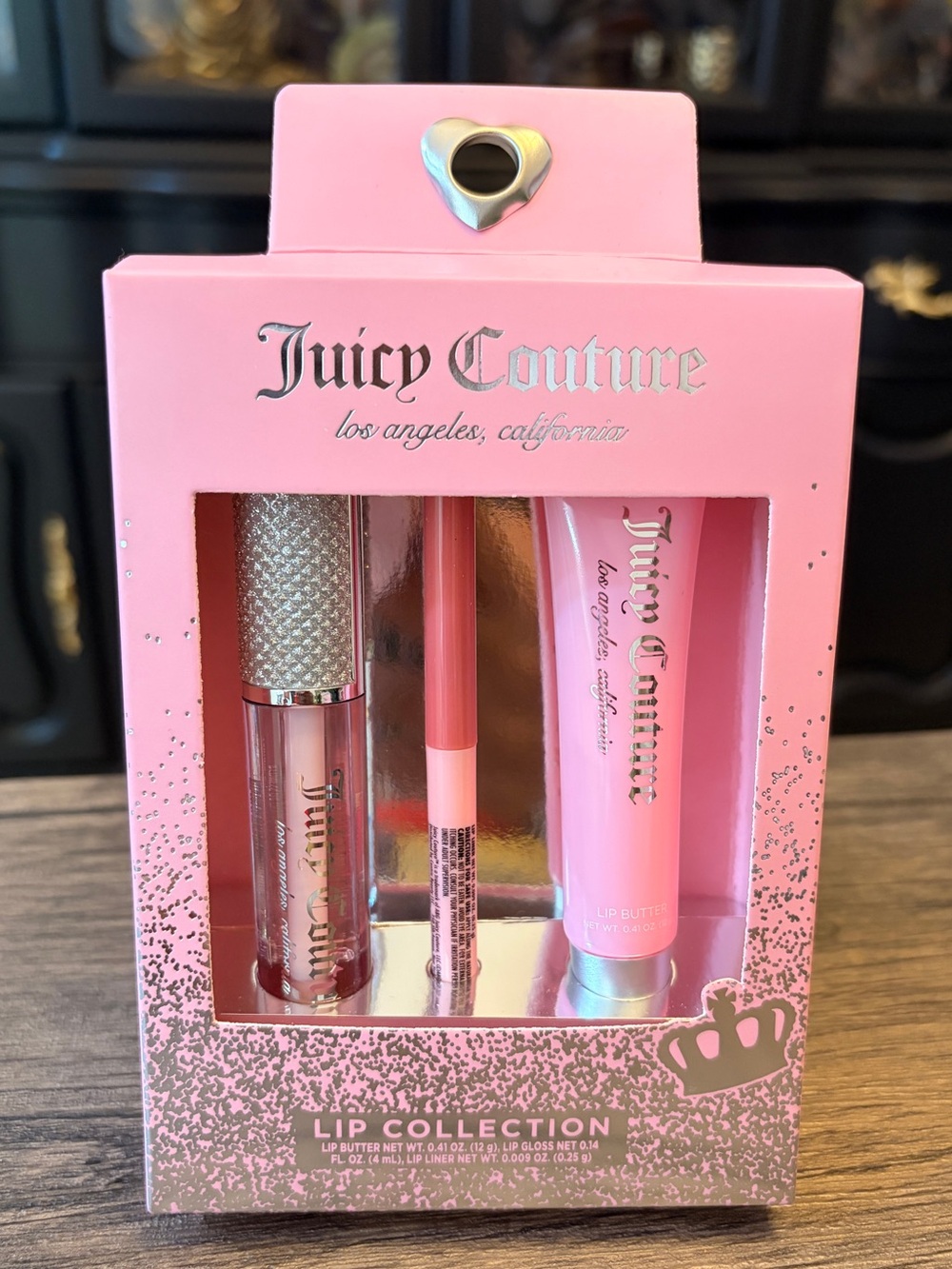 Juicy Couture Pink Lip Collection - Gloss, Butter & Liner Trio